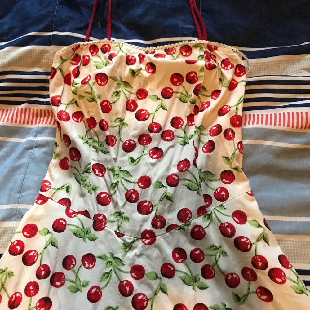 Ruby Rox Cherry Dress Size 5 - Picture 2 of 6